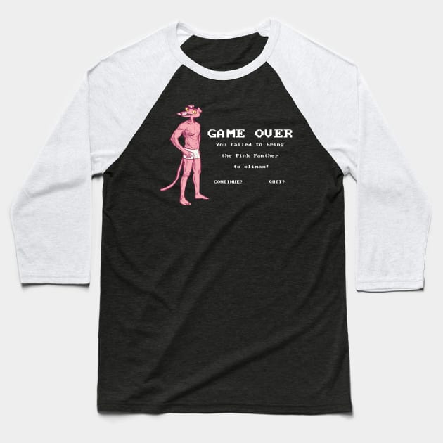 Game Over! Baseball T-Shirt by bransonreese